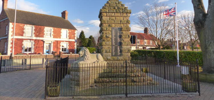 slideshow image of the village war memorial